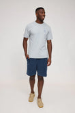 Chest Print T-Shirt ice blue | MAZINE