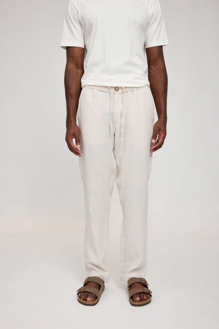 Regular Linen Pants moon | MAZINE