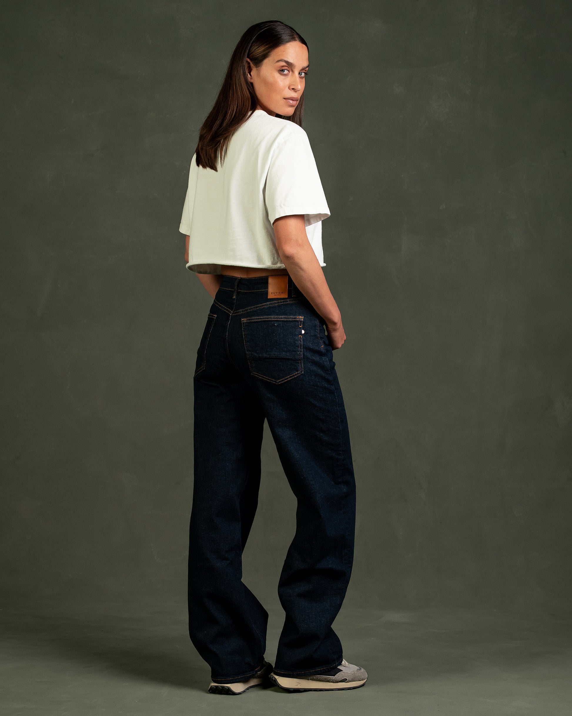 Jeans Lucy Loose Eflow Rinse | KUYICHI