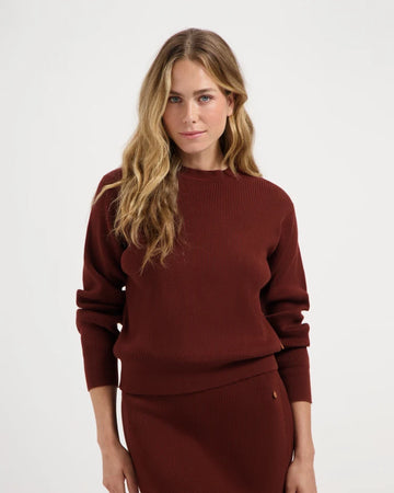 Pullover Katia Knit Brick | KUYICHI