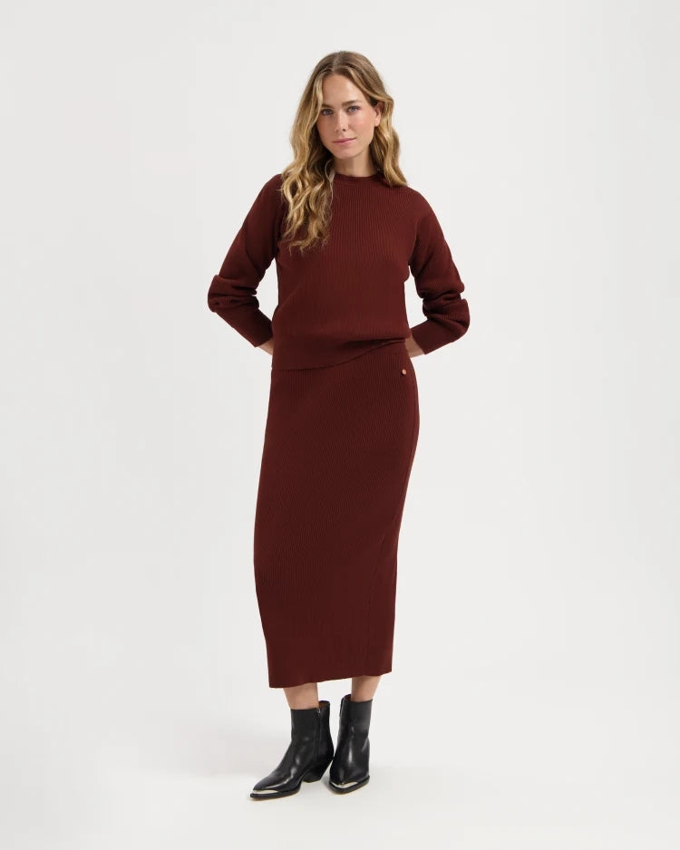 Pullover Katia Knit Brick | KUYICHI