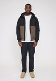 Padded Blouson black/olive brown | MAZINE