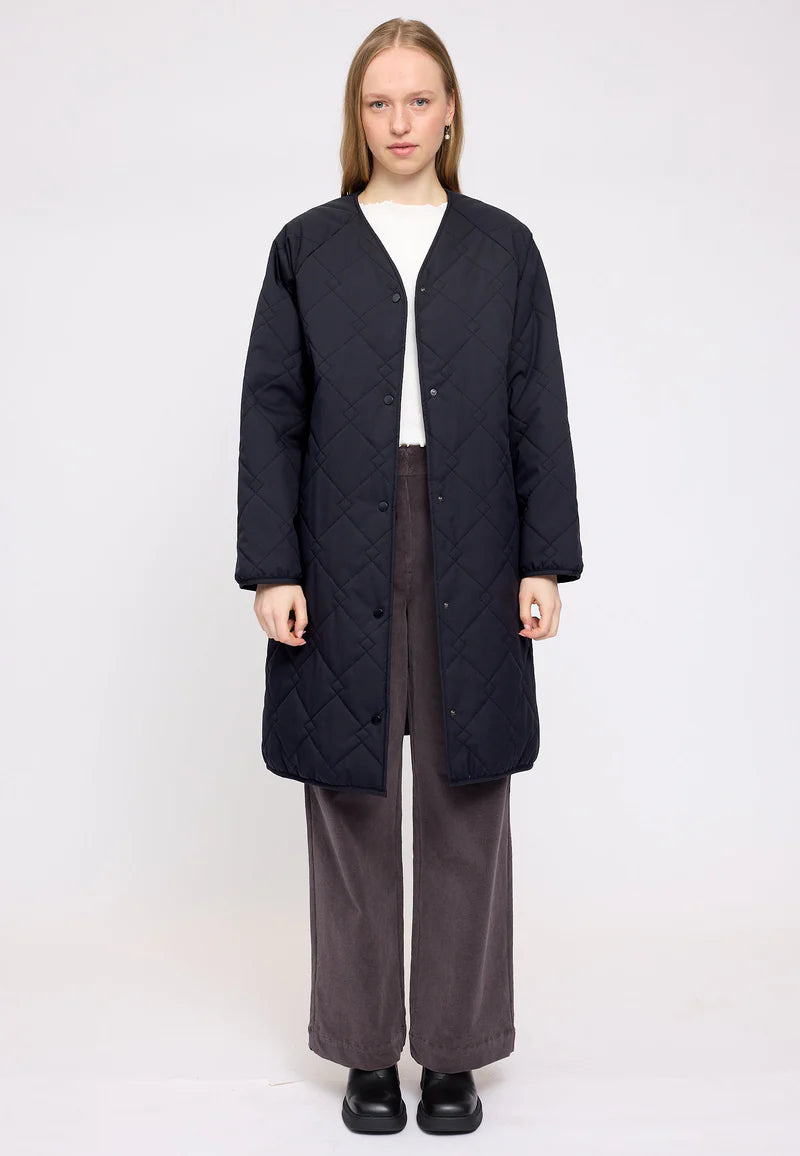 Light Padded Coat black | MAZINE