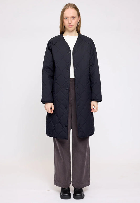 Light Padded Coat black | MAZINE