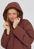 Over-Sized Puffer Coat deep mahogany  | MAZINE
