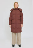 Over-Sized Puffer Coat deep mahogany  | MAZINE