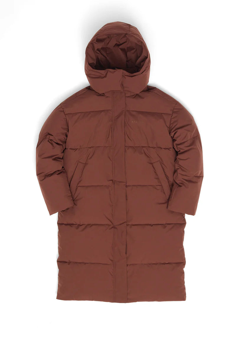 Over-Sized Puffer Coat deep mahogany  | MAZINE