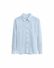 Classic Linen Shirt pastel blue | MAZINE