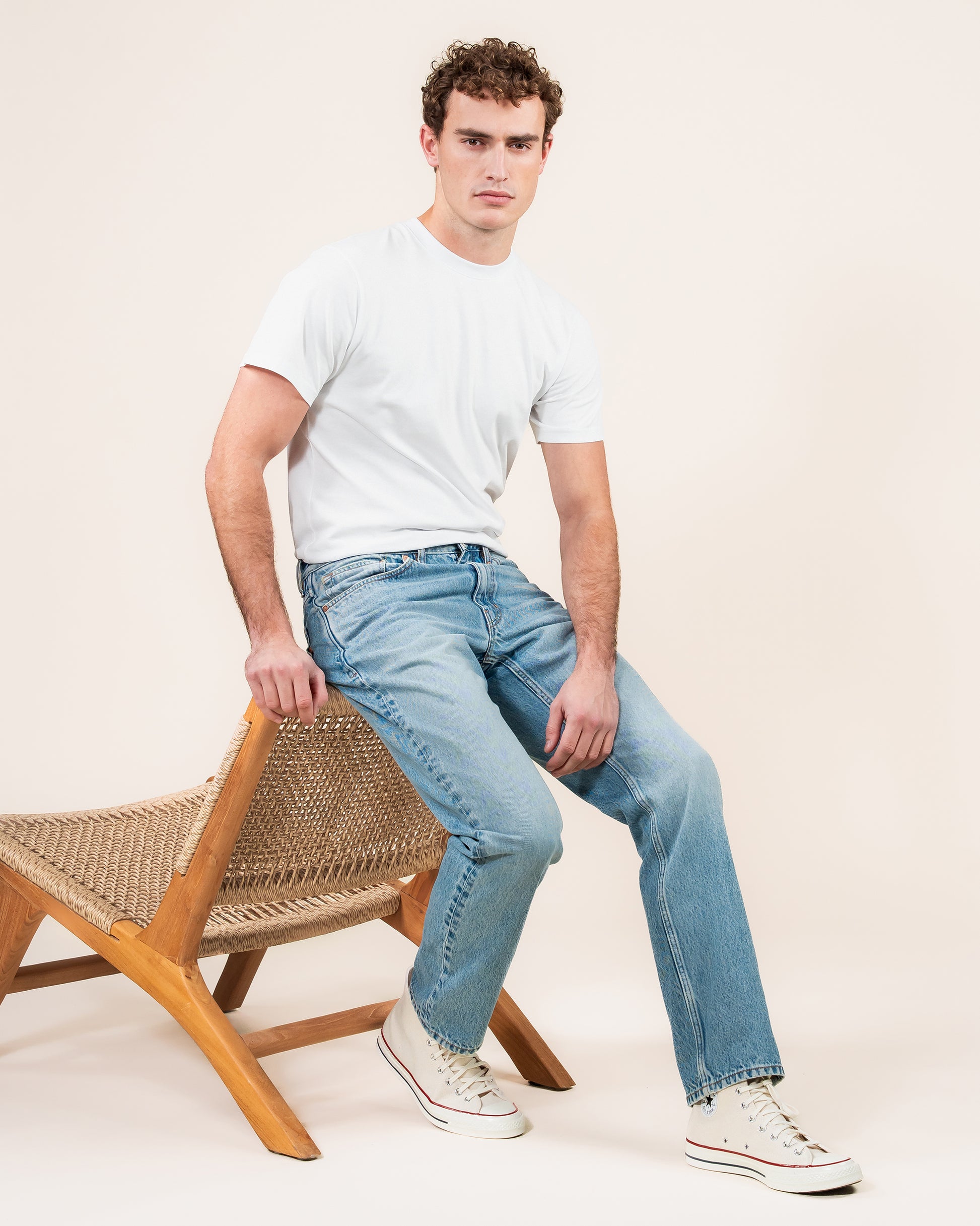 Jeans Scott Regular Pale Shore Blue | KUYICHI