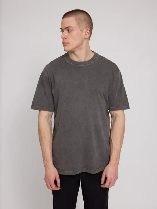 Natural Dye T-Shirt  anthracite | MAZINE