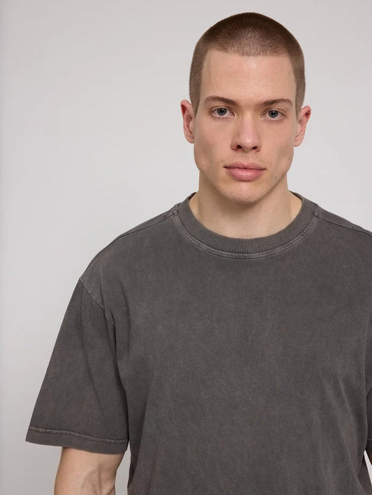 Natural Dye T-Shirt  anthracite | MAZINE