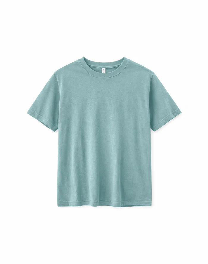 Natural Dye T-Shirt turquoise | MAZINE