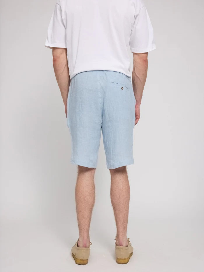 Regular Linen Shorts pastel blue | MAZINE