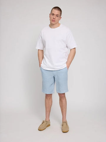 Regular Linen Shorts pastel blue | MAZINE