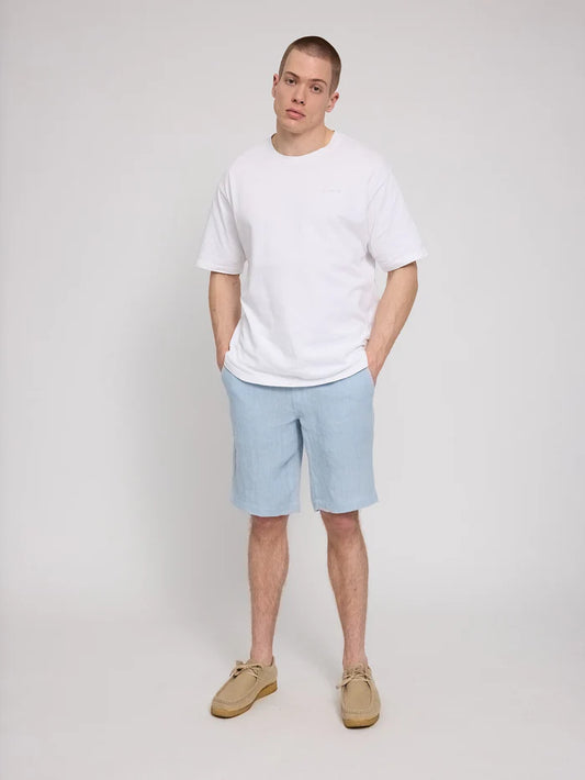 Regular Linen Shorts pastel blue | MAZINE