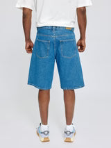 Denim Shorts mid blue wash | MAZINE