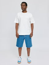 Denim Shorts mid blue wash | MAZINE