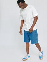 Denim Shorts mid blue wash | MAZINE