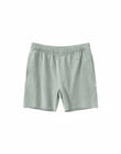 Genderless Natural Dye Sweat Shorts eucalyptus | MAZINE