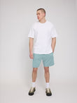 Genderless Natural Dye Sweat Shorts turquoise | MAZINE