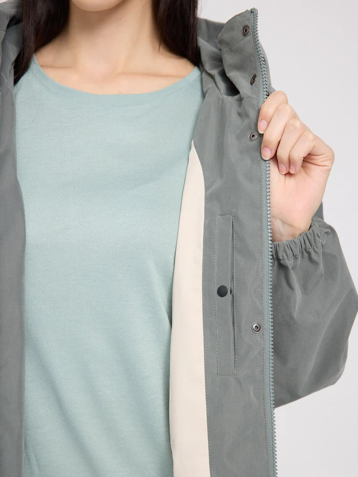 Loose Fit Light Parka light bottle | MAZINE