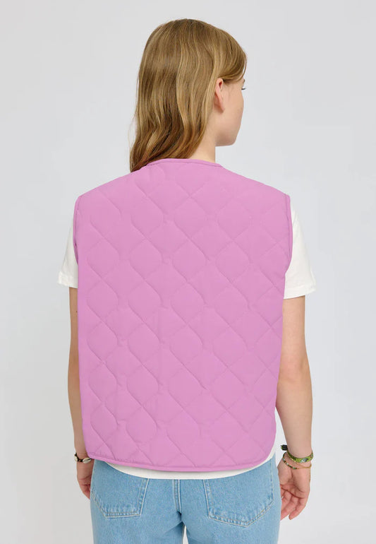 Basic Light Padded Vest mulberry | MAZINE