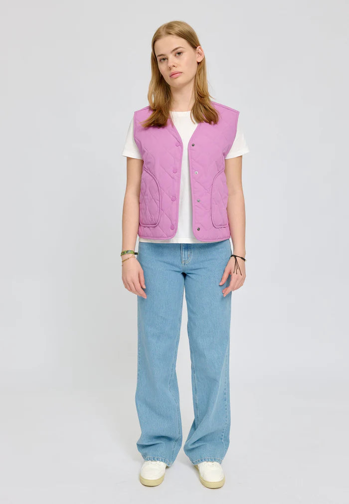Basic Light Padded Vest mulberry | MAZINE