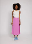 Viscose Midi Skirt lilac rose | MAZINE