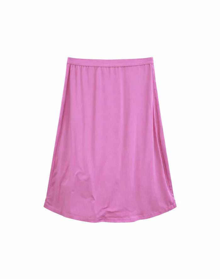 Viscose Midi Skirt lilac rose | MAZINE