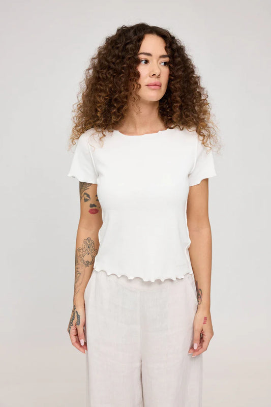 Babylock Hems T-Shirt offwhite | MAZINE
