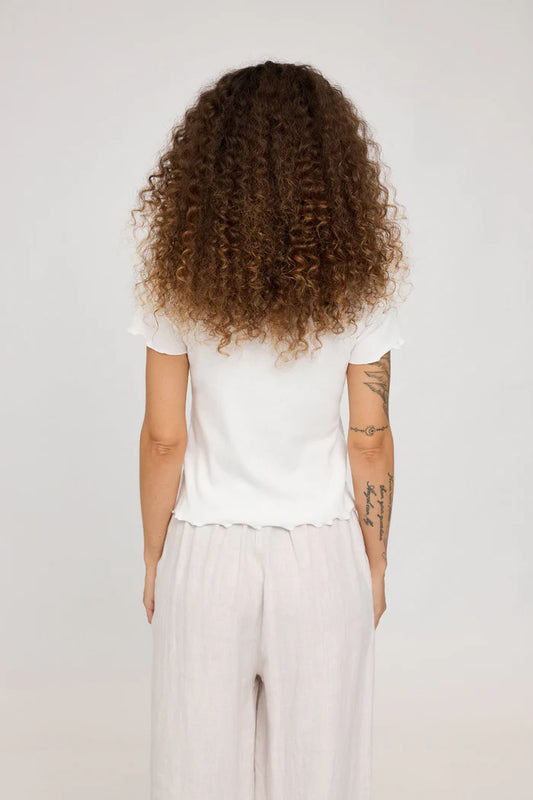 Babylock Hems T-Shirt offwhite | MAZINE