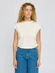 Tie Detail T-Shirt offwhite | MAZINE