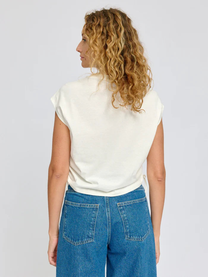 Tie Detail T-Shirt offwhite | MAZINE