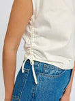 Tie Detail T-Shirt offwhite | MAZINE