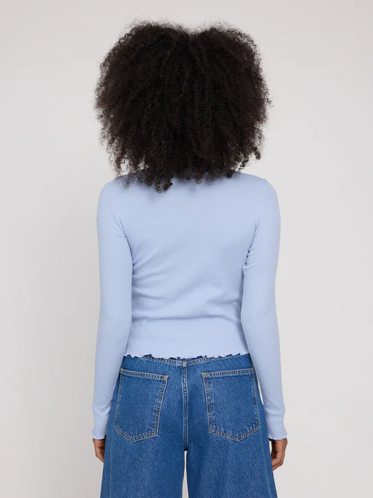 Babylock Hems Longsleeve cloud blue | MAZINE