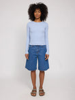 Babylock Hems Longsleeve cloud blue | MAZINE