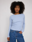 Babylock Hems Longsleeve cloud blue | MAZINE