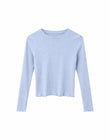 Babylock Hems Longsleeve cloud blue | MAZINE