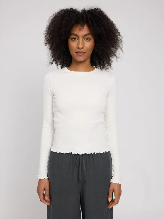 Babylock Hems Longsleeve offwhite | MAZINE