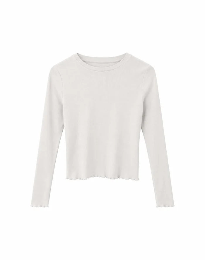 Babylock Hems Longsleeve offwhite | MAZINE
