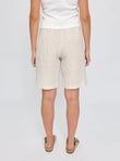 Linen Bermuda Shorts moon | MAZINE