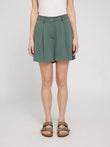 Pleated Viscose Shorts bottle | MAZINE