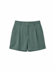 Pleated Viscose Shorts bottle | MAZINE