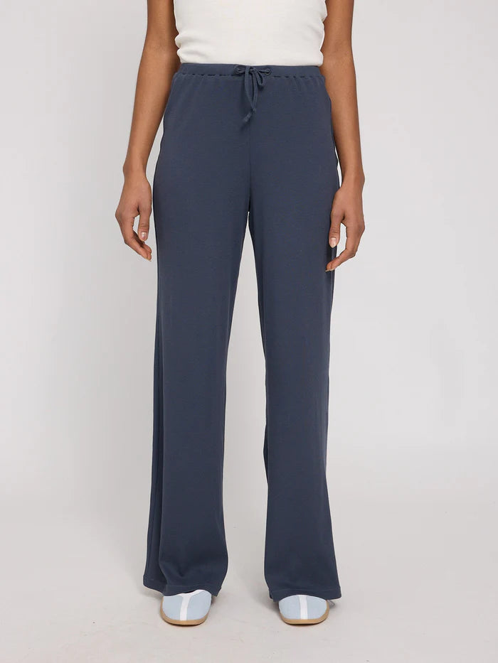 Striped Rib Pants ink blue | MAZINE