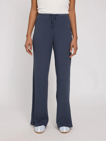Striped Rib Pants ink blue | MAZINE