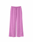 Drawstring Linen Pants violet pink | MAZINE