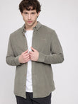 Hemd Wide Corduroy Shirt light bottle | MAZINE