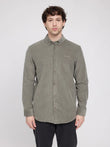 Hemd Wide Corduroy Shirt light bottle | MAZINE