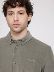 Hemd Wide Corduroy Shirt light bottle | MAZINE