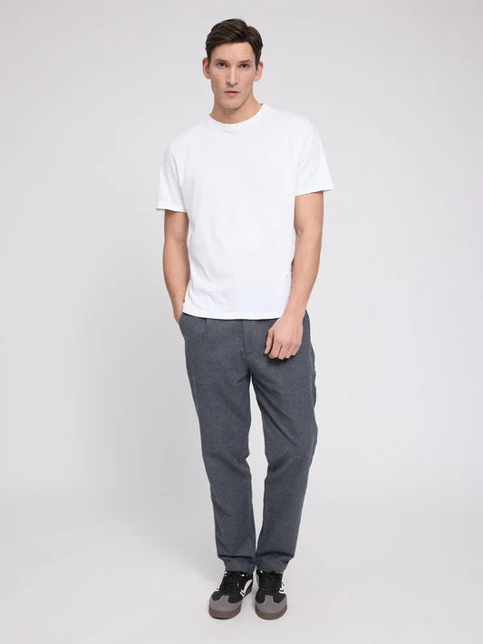 Tapered Flannel Pants (Herren)  anthracite mel. | MAZINE